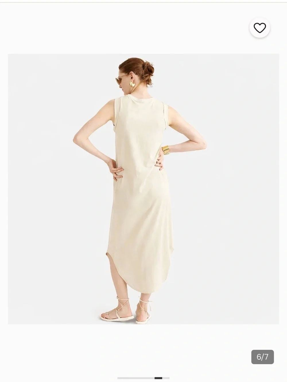 NWT J. Crew Sleeveless Midi Dress